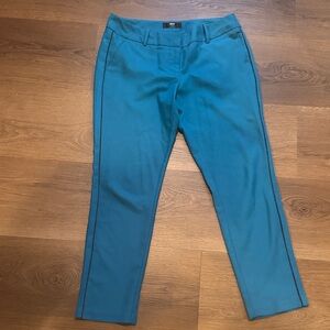 Teal Slim Fit Trousers